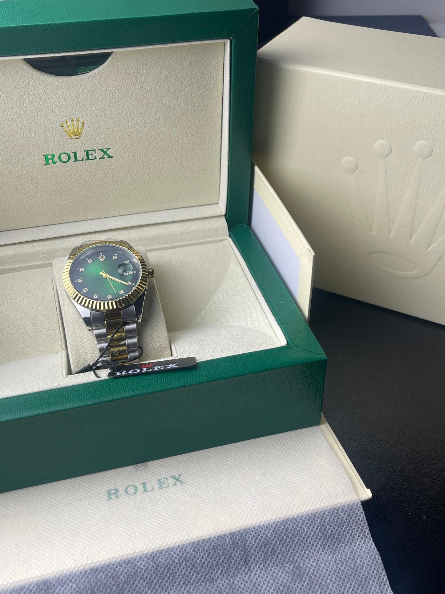 Rolex Datejust I Oyster Perpetual I Royal Green Dial